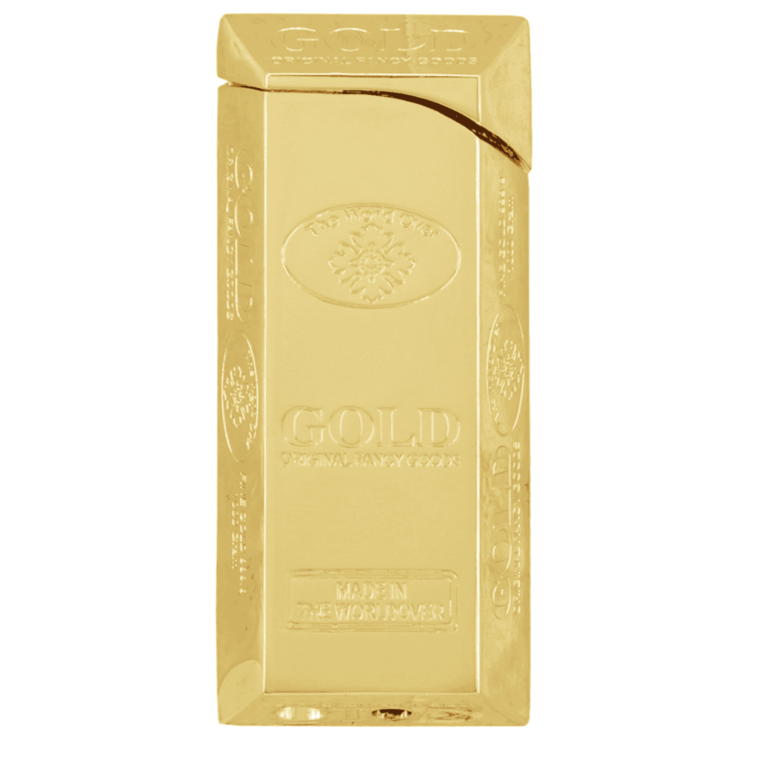 Atomic Feuerzeug nachfüllbar - Goldbarren