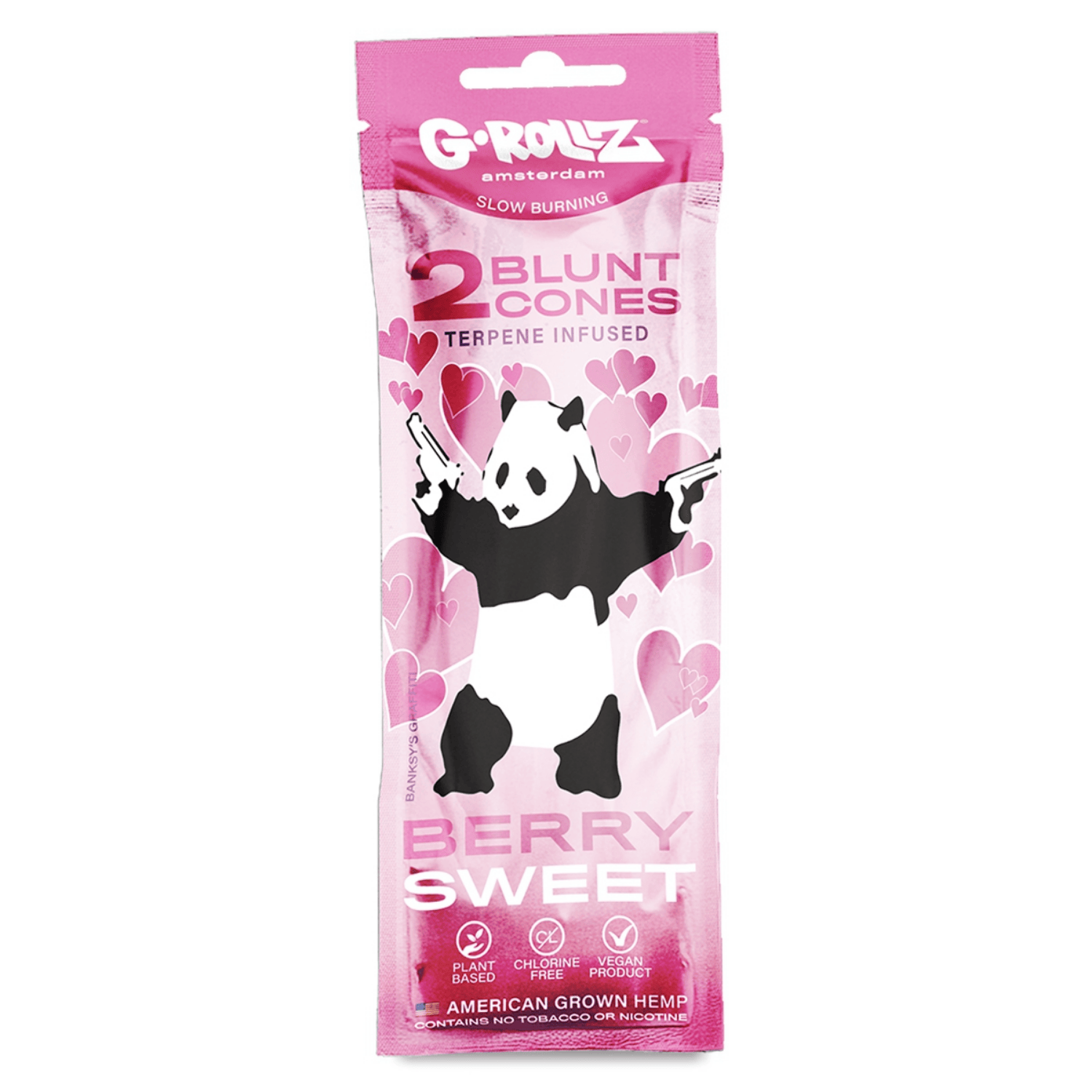 G-Rollz - Berry Sweet Hemp Cones 2er Pack