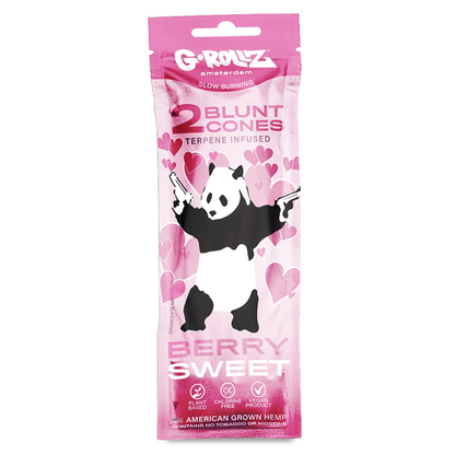 G-Rollz - Berry Sweet Hemp Cones 2er Pack