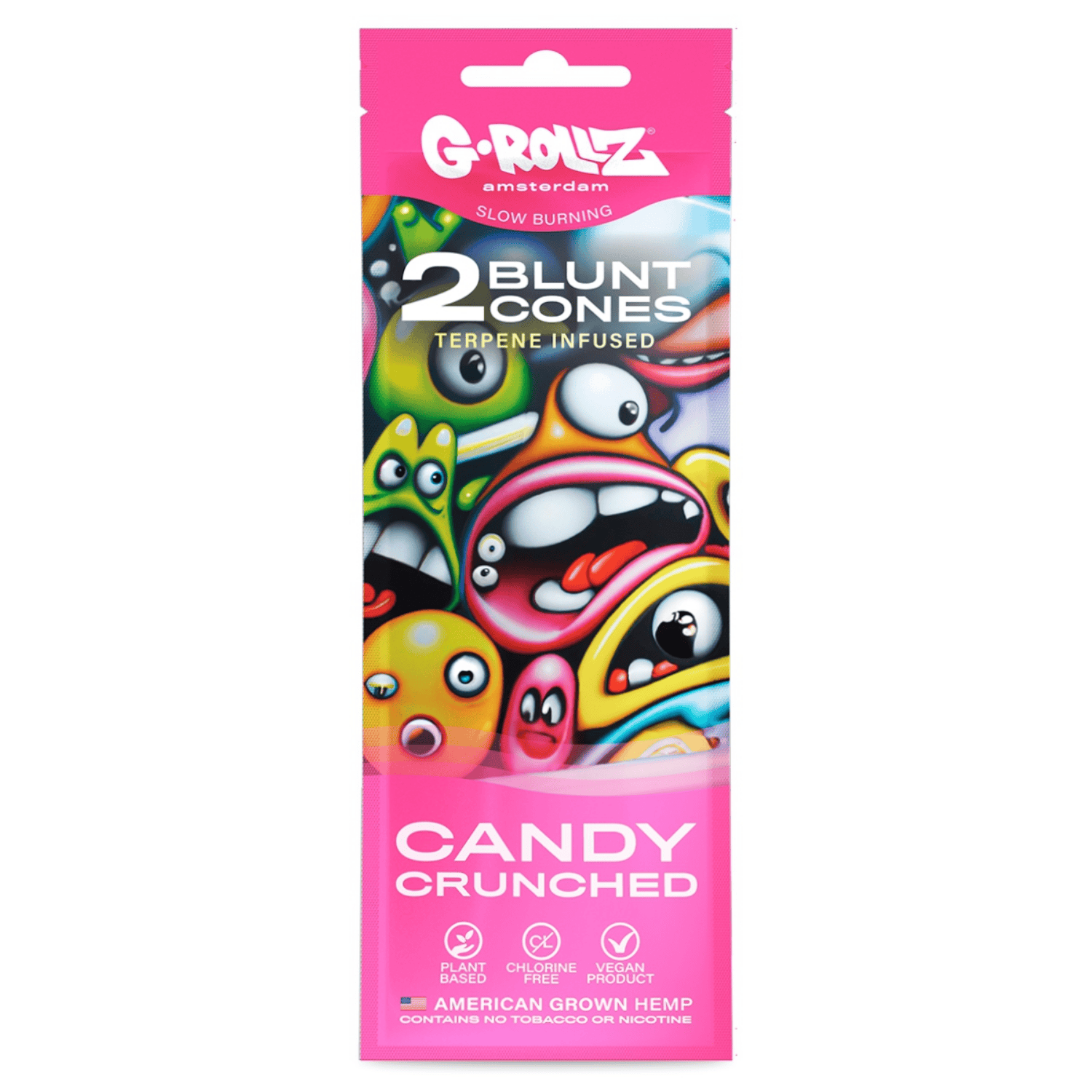 G-Rollz - Candy Crunched Hemp Cones 2er Pack