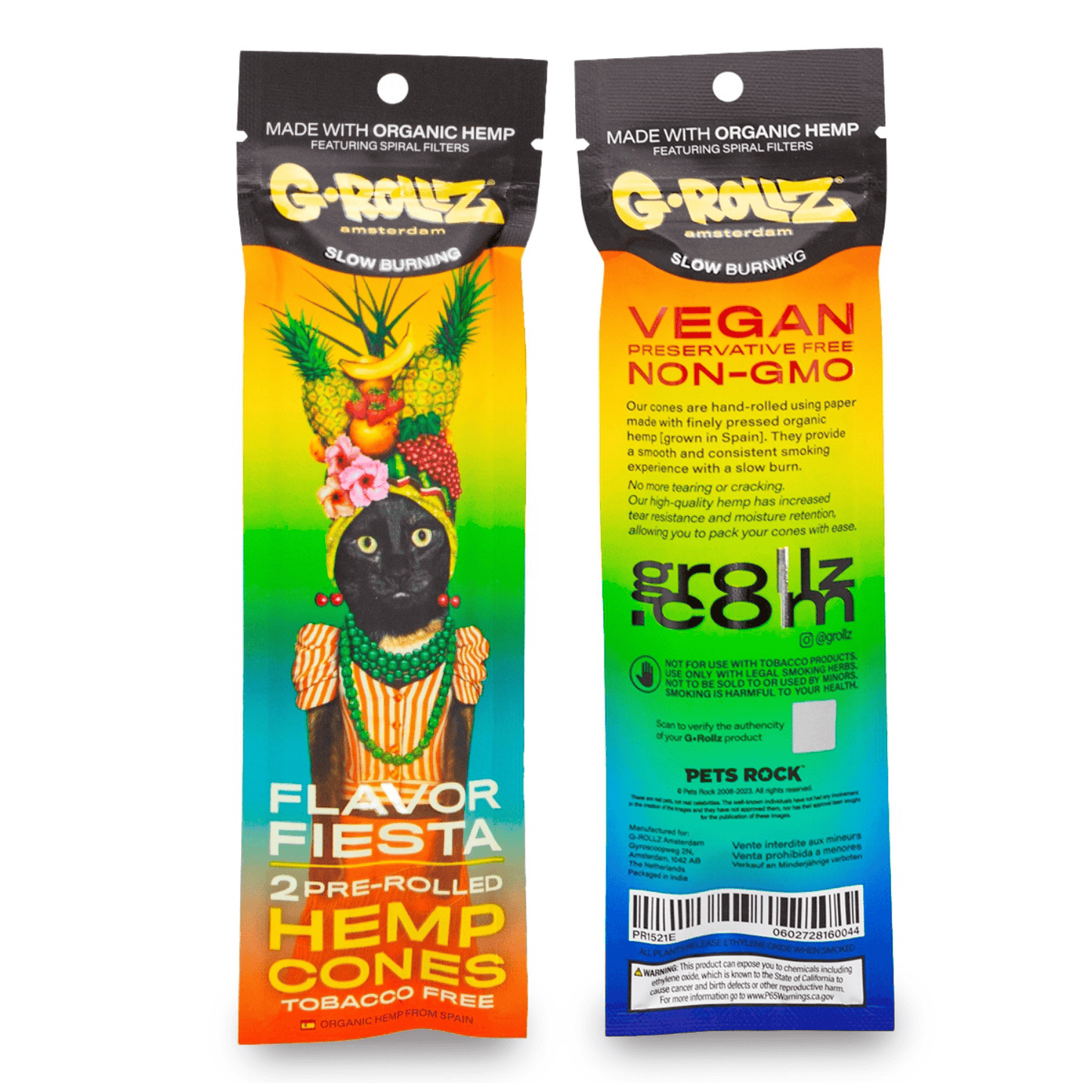 G-Rollz - Flavor Fiesta Hemp Cones 2er Pack