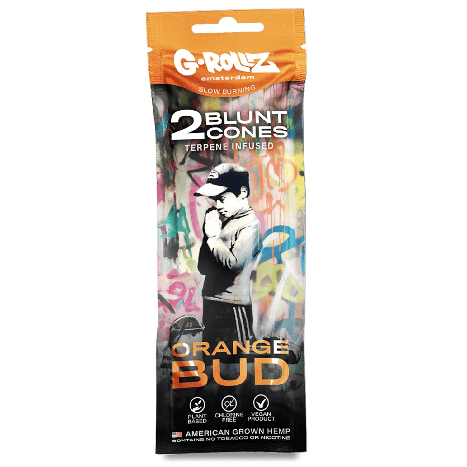 G-Rollz - Banksy's Graffiti - Orange Bud 2er Pack