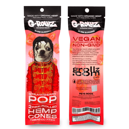 G-Rollz - Strawberry Pop Hemp Cones 2er Pack