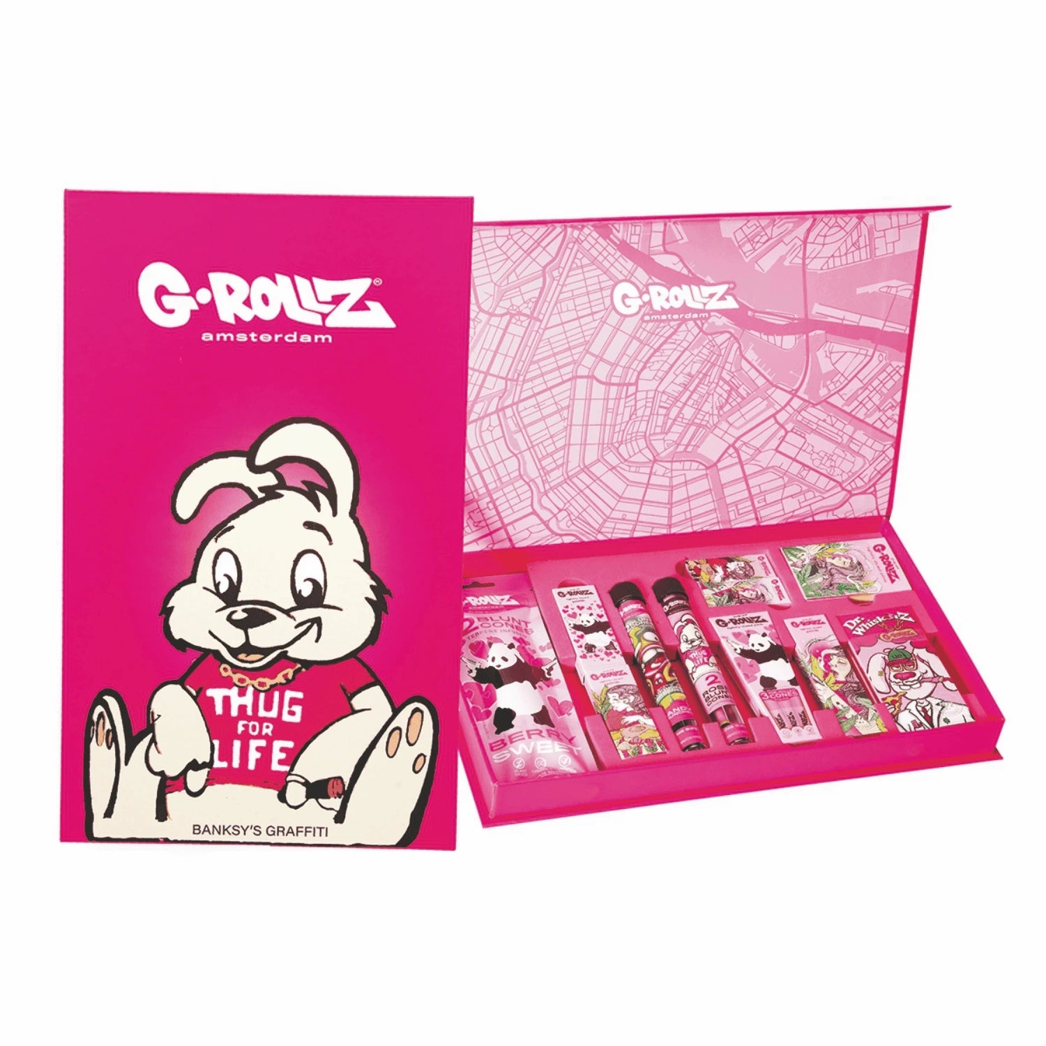 G-Rollz Thug for Life Pink – Geschenkbox 14 Stk. G-Rollz
