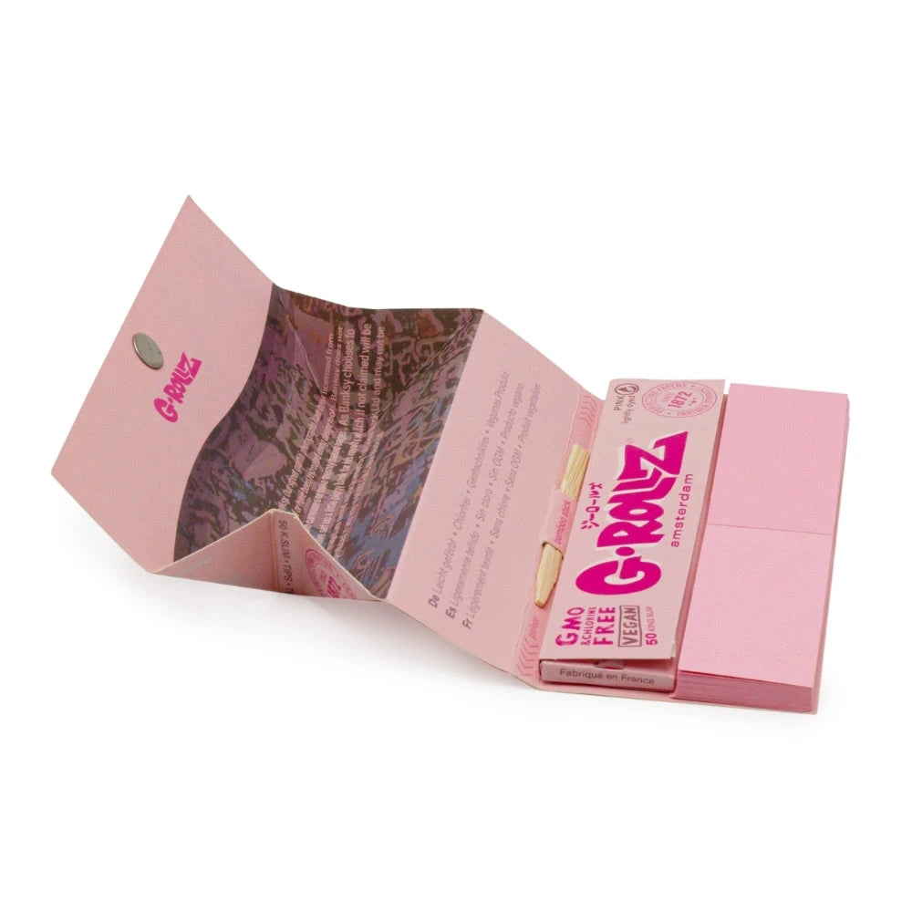 G-Rollz - Banksy´s Graffiti Papers KSS+Tips+Tray Pink G-Rollz