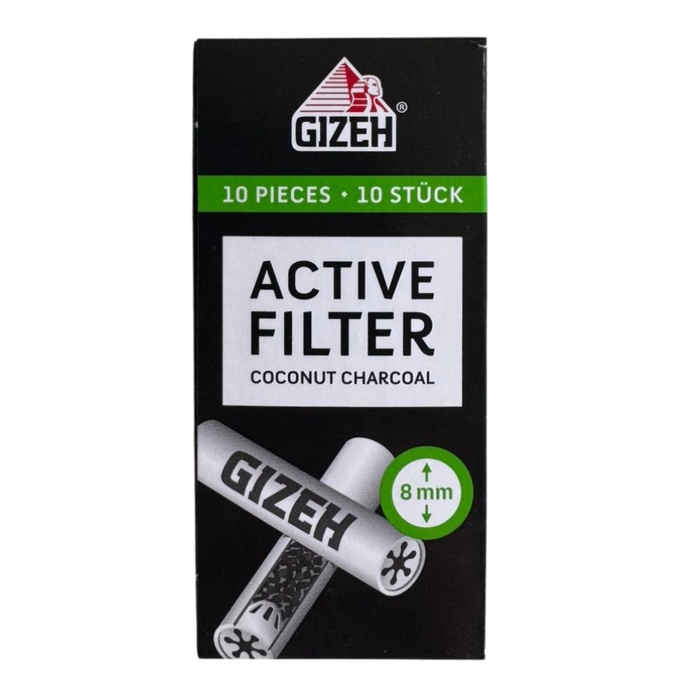 GIZEH Active Filter 8mm - 10 Stück
