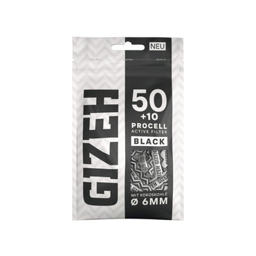 GIZEH ProCell Active Filter Ø 6mm (60 Stück) - 4 Farben