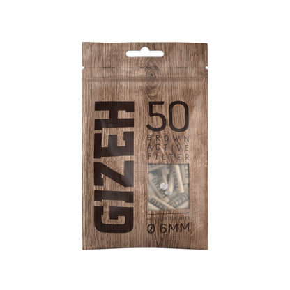 GIZEH Active Filter Ø 6mm (50 Stück) - 4 Farben