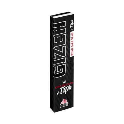 GIZEH BLACK King Size Slim + Tips