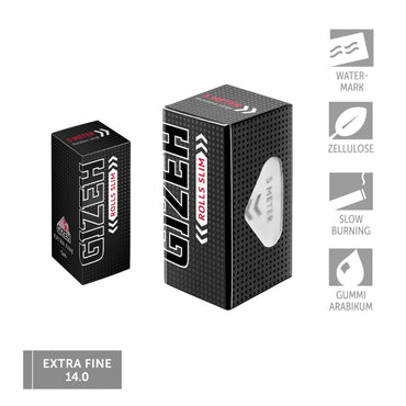 GIZEH BLACK Rolls Slim | Endlospapier Rolls | zum Drehen