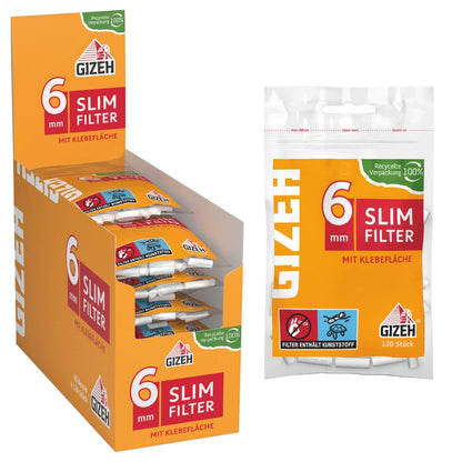 GIZEH Slim Filter | 120 Stück