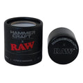 Hammercraft x RAW Grinder Black Aluminium 4-teilig Small Ø 49 mm