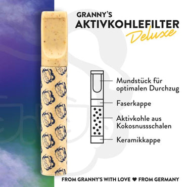 GRANNYS Weed Deluxe Aktivkohlefilter 6mm (210 Stück)