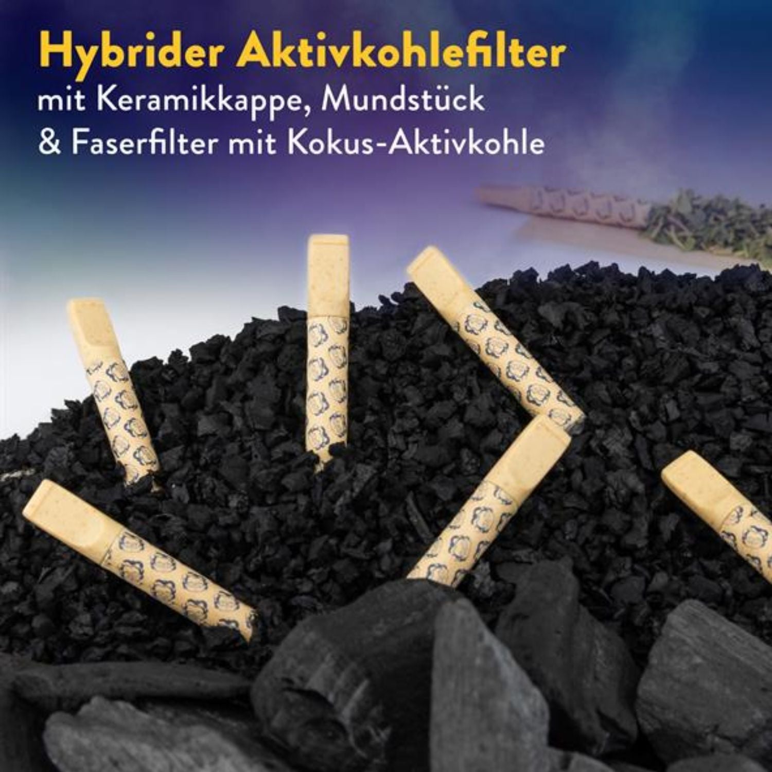 GRANNYS Weed Deluxe Aktivkohlefilter 6mm (210 Stück)