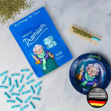 GRANNYS Weed Premium Aktivkohlefilter 6,9mm (50 Stück) Grannys Weed