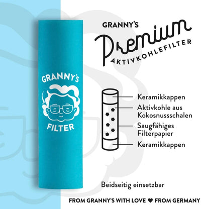GRANNYS Weed Premium Aktivkohlefilter 6,9mm (210 Stück)