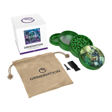 Grindnation Grinder "Roboter" 4-teilig - 63mm
