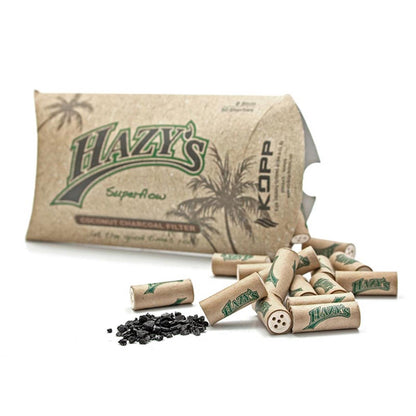 HAZYs Aktivkohlefilter Kokos 8 mm Superflow 50 Stück