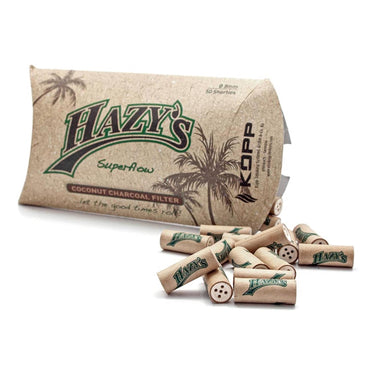 HAZYs Aktivkohlefilter Kokos 8 mm Superflow 50 Stück