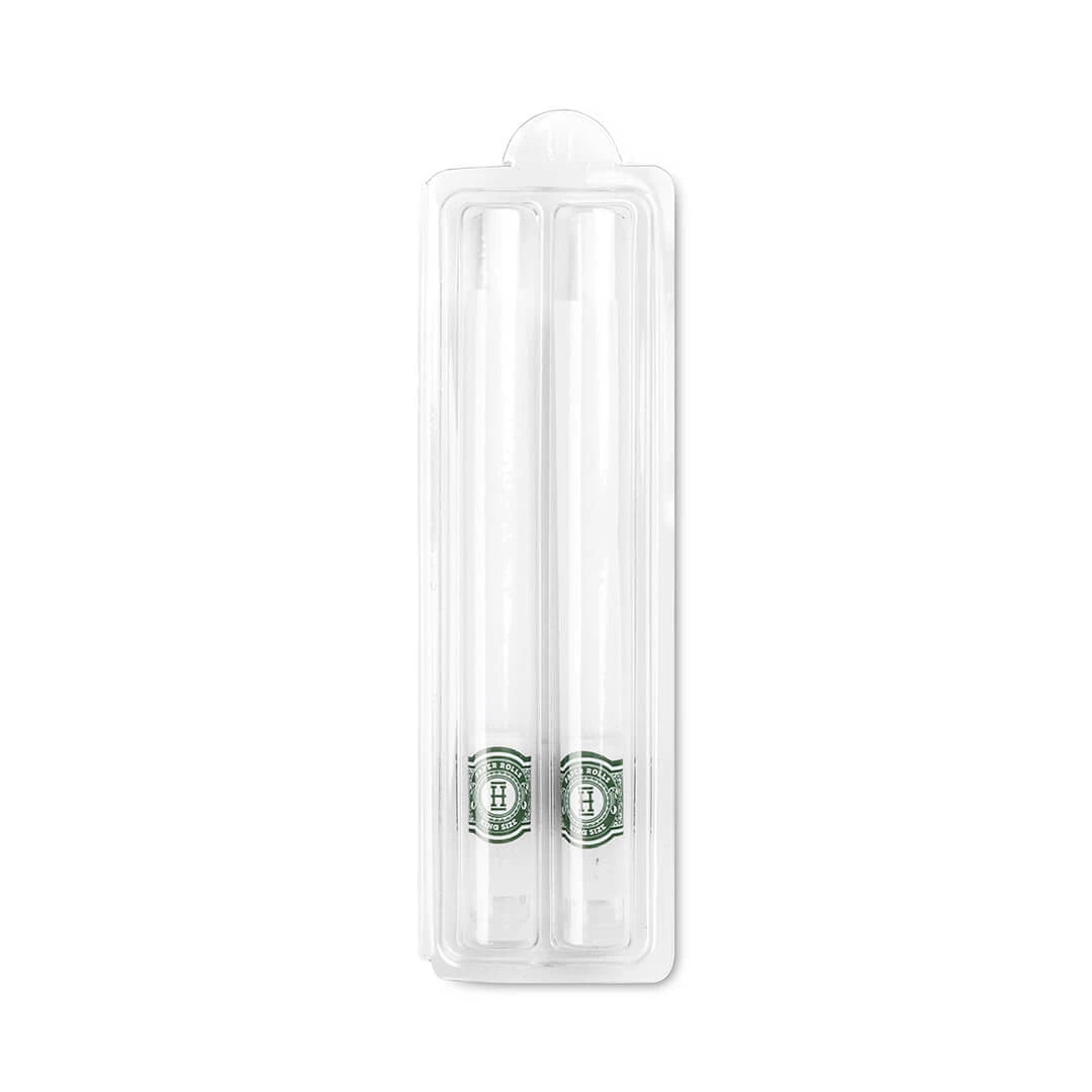 HEMPER PreRolled KS Glass Tip White | 2 King Size Cones mit Glas-Tip