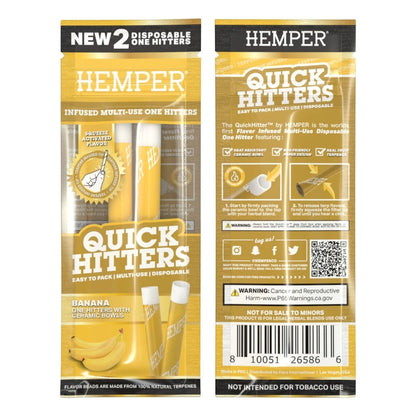 HEMPER Quick Hitters One Hitter mit Terpen-Aroma | 2 Stück