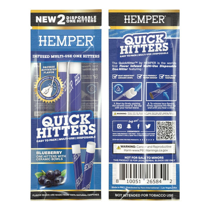 HEMPER Quick Hitters One Hitter mit Terpen-Aroma | 2 Stück