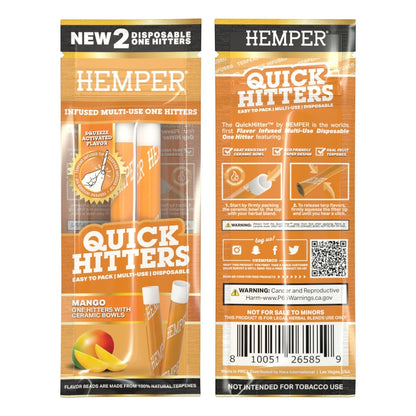 HEMPER Quick Hitters One Hitter mit Terpen-Aroma | 2 Stück