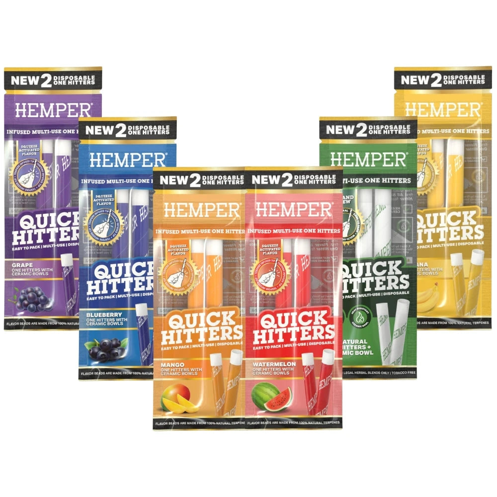 HEMPER Quick Hitters One Hitter mit Terpen-Aroma | 2 Stück