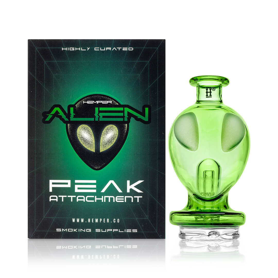 Hemper Alien Puffco Peak Top Hemper