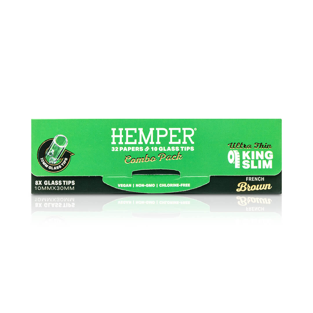 Hemper Brown Papers KSS + 10mm Glas Tips