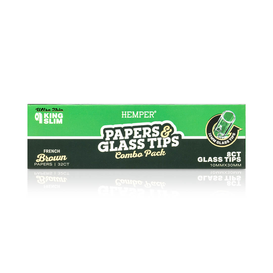 Hemper Brown Papers KSS + 10mm Glas Tips
