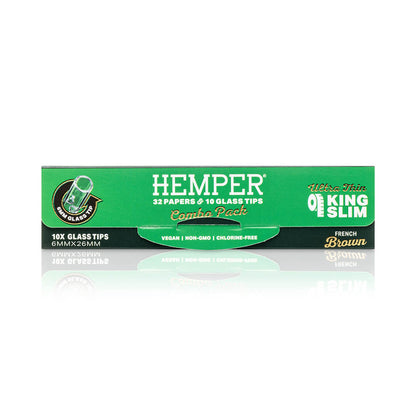Hemper Brown Papers KSS + 7mm Glas Tips