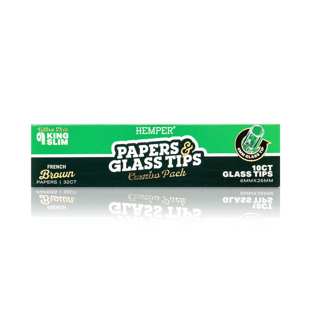 Hemper Brown Papers KSS + 7mm Glas Tips