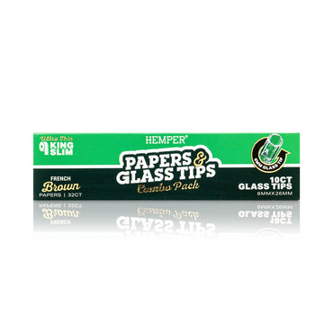 Hemper Brown Papers KSS + 7mm Glas Tips