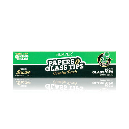 Hemper Brown Papers KSS + 7mm Glas Tips