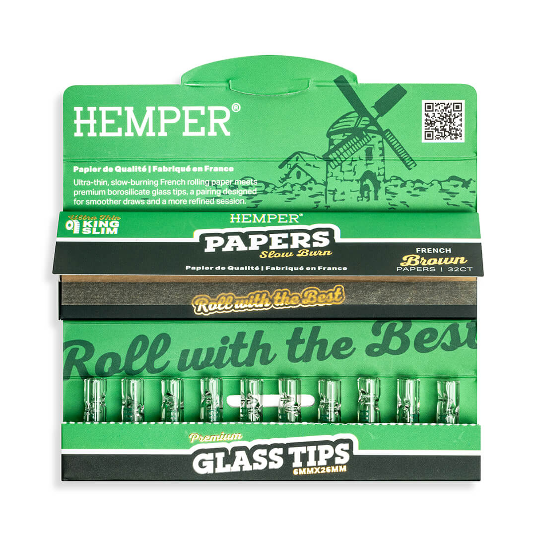 Hemper Brown Papers KSS + 7mm Glas Tips