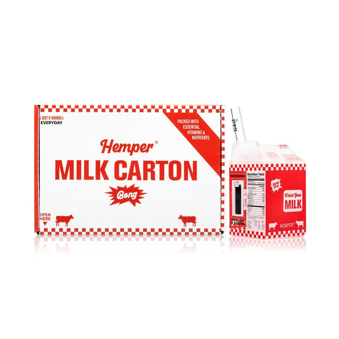 Hemper Weedies Milk Carton Bong Hemper