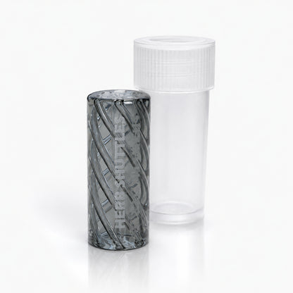 Herb Shuttles Glasfilter Spiral-Tip 12mm - Black & Clear