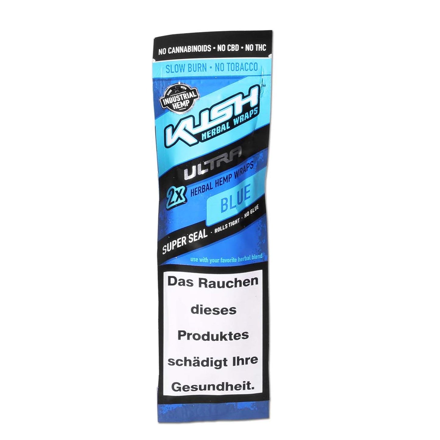 Kush Herbal Hemp Wraps Ultra Blue 2er Pack