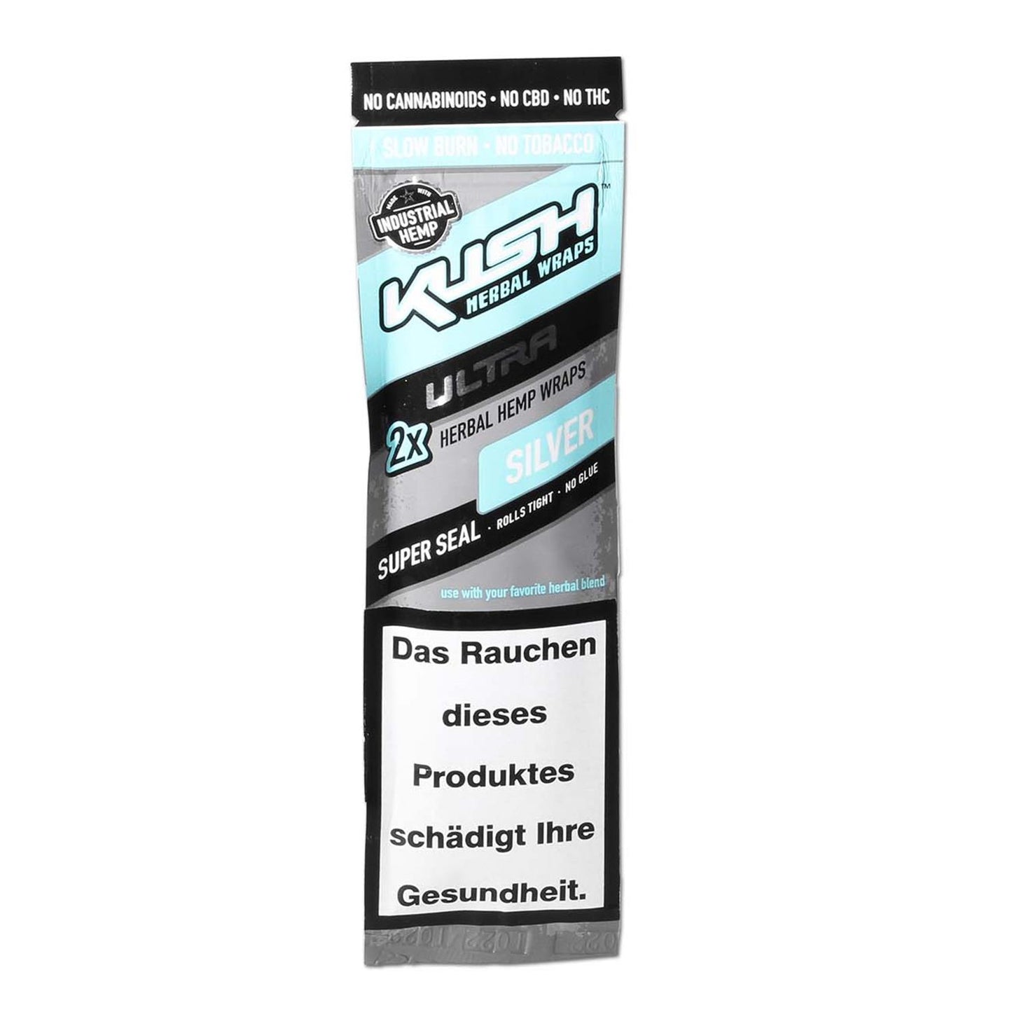 Kush Herbal Hemp Wraps Ultra Silver 2er Pack