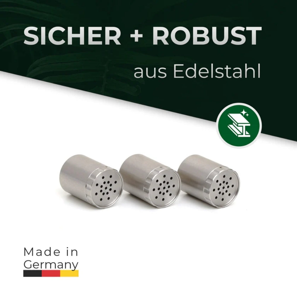 Hizen - Kapseln aus Edelstahl 3 Stück