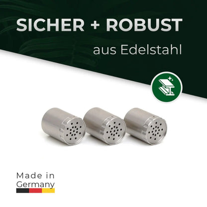 Hizen - Kapseln aus Edelstahl 3 Stück