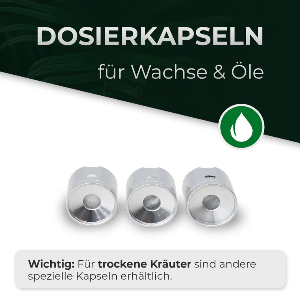 Hizen - Kapseln für Wax & Öl 3 Stück