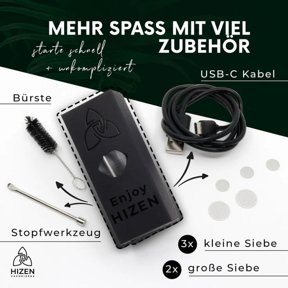 Hizen - Stilus Pro Max (Black, Purple & Green)