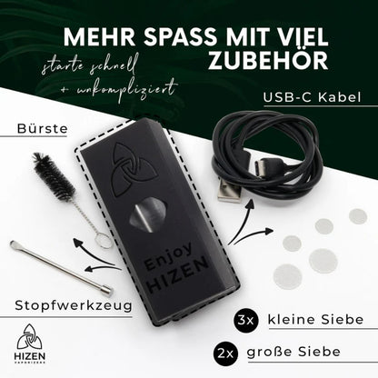Hizen - Stilus Pro Max (Black, Purple & Green)