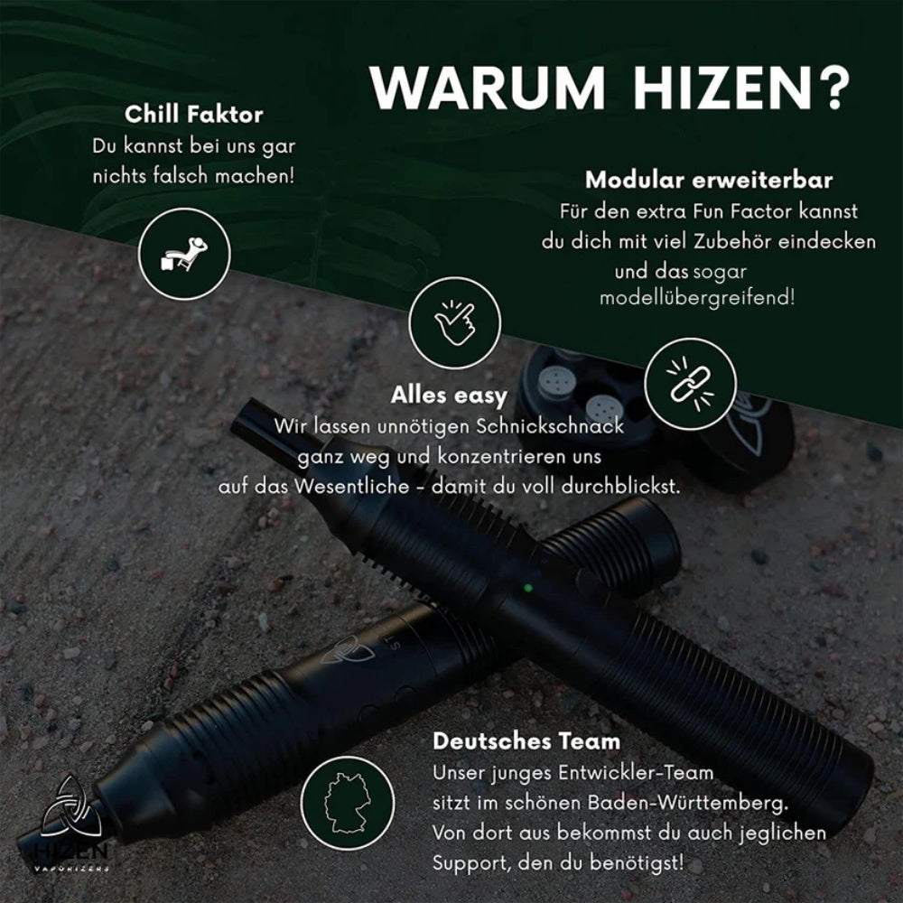 Hizen - Stilus Pro Max (Black, Purple & Green)