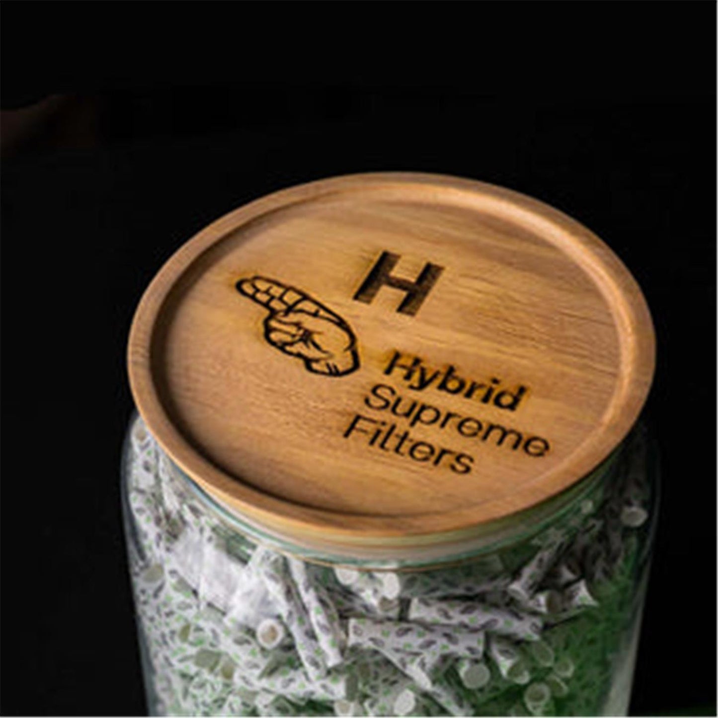 Hybrid Supreme Aktivkohlefilter 1000er Glas Ø 6,4 mm