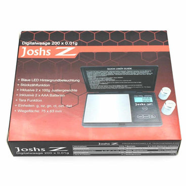 Digitalwaage Joshs Z 200g / 0,01g inkl. Justiergewicht