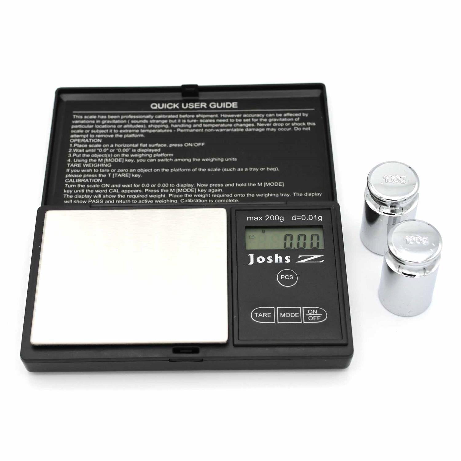 Digitalwaage Joshs Z 200g / 0,01g inkl. Justiergewicht