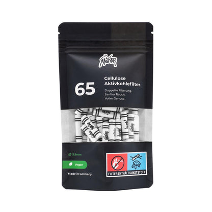Kailar Aktivkohlefilter Cellulose Slim 6mm (65 Stück)
